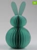 AM Design 2er-Set: Dekofiguren "Hase" in Türkis - (B)8 x (H)14 x (T)8 cm