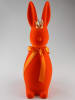 AM Design Decoratief figuur "Konijn" oranje - (H)46 x Ø 20 cm