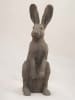 AM Design Dekofigur ''Hase'' in Grau - (B)23,5 x (H)52 x (T)17 cm