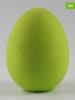AM Design 2-delige set: decoratieve figuren "Paasei" geel - (H)10 x Ø 6,5 cm
