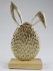 AM Design Decoratief figuur "Paasei" goudkleurig - (B)14,5 x (H)25,5 x (D)5 cm