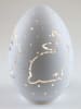 AM Design Decoratieve ledlamp "Ei Konijn" wit - (H)17 x Ø 12 cm