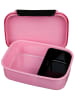 SCOOLI Brotzeitdose "Barbie" in Rosa - (B)18 x (H)6 x (T)13,5 cm