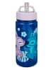 SCOOLI Trinkflasche "Aero Lilo & Stitch" in Blau - (L)19 cm - 500 ml - Ø 7 cm