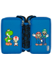 SCOOLI Gefülltes Federmäppchen "Super Mario" in Blau