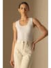 Perfect Cashmere Kaszmirowy top "Vanesia" w kolorze kremowym