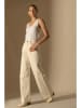 Perfect Cashmere Kaszmirowy top "Vanesia" w kolorze kremowym