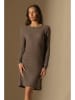 Perfect Cashmere Kaschmir-Kleid "Lola" in Braun