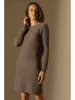 Perfect Cashmere Kaschmir-Kleid "Lola" in Braun