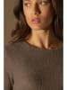 Perfect Cashmere Kaschmir-Kleid "Lola" in Braun
