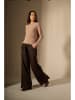 Perfect Cashmere Kaschmir-Pullover "Liora" in Hellbraun