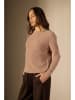 Perfect Cashmere Kaschmir-Pullover "Liora" in Hellbraun