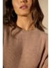 Perfect Cashmere Kaschmir-Pullover "Liora" in Hellbraun