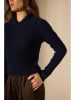 Perfect Cashmere Kaschmir-Pullover "Arlena" in Dunkelblau