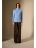 Perfect Cashmere Kaszmirowy sweter "Evelina" w kolorze błękitnym