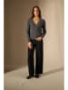 Perfect Cashmere Kasjmieren vest "Leora" antraciet