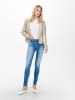 ONLY Kunstlederjacke in Beige