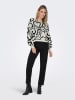 ONLY Pullover in Grau/ Schwarz