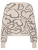 ONLY Pullover in Beige/ Grau