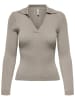 ONLY Trui taupe grijs/beige