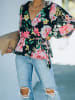 Milan Kiss Blouse zwart/roze