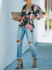 Milan Kiss Blouse zwart/roze