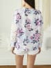 Milan Kiss Bluza w kolorze kremowo-lawendowym