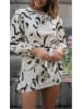 Milan Kiss Kleid in Creme/ Schwarz