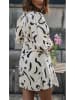 Milan Kiss Kleid in Creme/ Schwarz