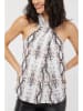Milan Kiss Blousetop wit/zwart/beige