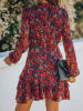 Milan Kiss Jurk rood/blauw