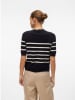 Vero Moda Pullover in Creme/ Schwarz