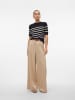 Vero Moda Pullover in Creme/ Schwarz