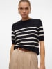 Vero Moda Pullover in Creme/ Schwarz