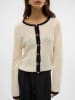 Vero Moda Cardigan in Beige/ Schwarz