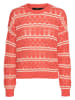 Vero Moda Pullover in Rot/ Creme
