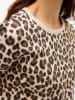 Vero Moda Sweatshirt in Beige/ Schwarz