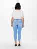 ONLY Carmakoma Dżinsy - Skinny fit - w kolorze błękitnym