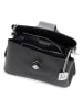 Anna Morellini Leren schoudertas "Santuzza" zwart - (B)22 x (H)19 x (D)10 cm