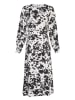 MOSS COPENHAGEN Jurk "Karalynn" wit/zwart