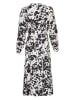 MOSS COPENHAGEN Jurk "Karalynn" wit/zwart