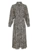 MOSS COPENHAGEN Kleid "Amabella" in Beige/ Schwarz