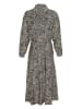 MOSS COPENHAGEN Kleid "Amabella" in Beige/ Schwarz