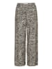 MOSS COPENHAGEN Hose "Amabella" in Schwarz/ Beige