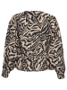 MOSS COPENHAGEN Bluse "Felixie Taila" in Beige/ Schwarz
