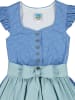 Turi Landhaus Dirndl in Blau/ Mint