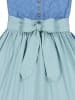 Turi Landhaus Dirndl in Blau/ Mint