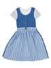 Turi Landhaus Dirndl in Blau/ Hellblau