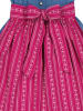 Turi Landhaus Dirndl in Blau/ Pink