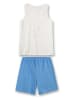 Sanetta Pyjama in Blau/ Weiß